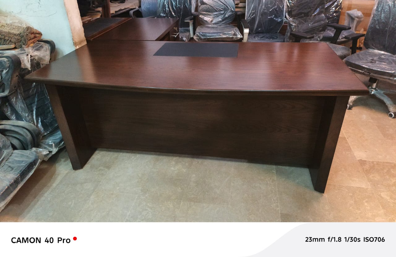 TABLE FUUL ARC EXECUTIVE OFFICE TABLE MANAGER AND BOSS SF0082 WOODEN - Image 1